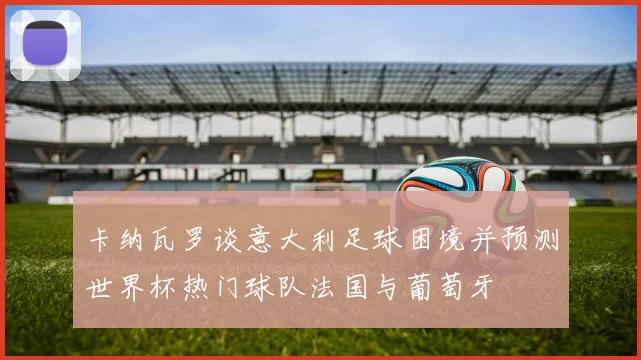 卡纳瓦罗谈意大利足球困境并预测世界杯热门球队法国与葡萄牙